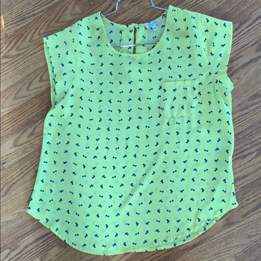 Yellow blouse